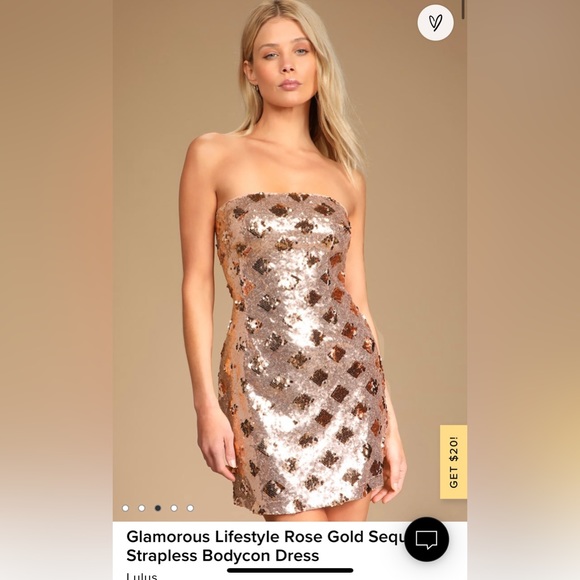 Lulus Glamorous Lifestyle Mini Dress NWT - Picture 1 of 8